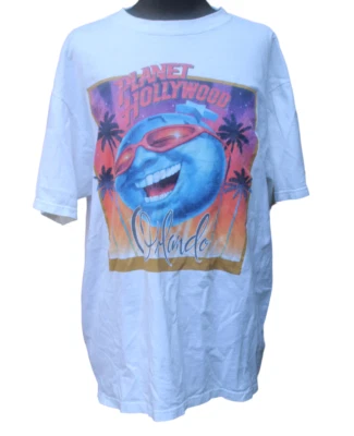 Gafas de sol coloridas vintage de los 90 Planet Hollywood Orlando camiseta talla L Foto 1 de 3