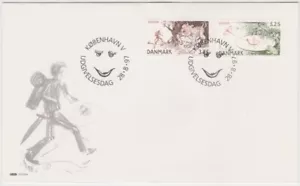 Denmark FDC 1997, Europa C.E.P.T. Tales and Legends, The Tinder Box, Thumbelina - Picture 1 of 1