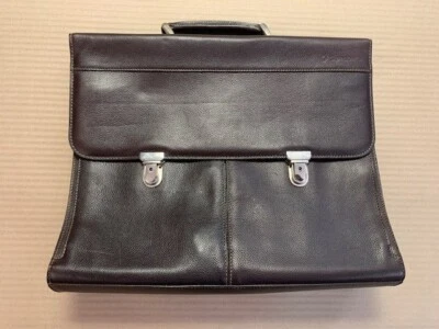 Cartella borsa samsonite vera pelle nera - Imagen 1 de 4