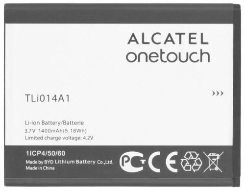 Alcatel One Touch OT-4012 Fire 4005 Glory 2T A462C Pixi Eclipse TLi014A1 Foto 1 de 1