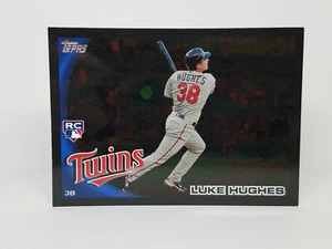 2010 Topps #US-109 Luke Hughes, Twins (RC) - Walmart Exclusive Black Parallel - Picture 1 of 2