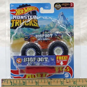 Big Foot Azul 1:64 Die Cast Metal con Coche Re-Triturable Hot Wheels Monster Jam 2021 - Imagen 1 de 2