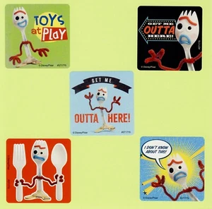 10 Toy Story Forky Large Stickers - Party Favors - Rewards - Picture 1 of 1