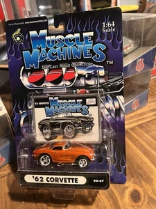 Muscle Machines '62 Corvette, Orange - Picture 1 of 2