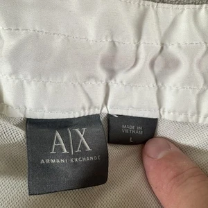 Armani Exchange Mens Swimming Beach Board Shorts Orange Large L - Picture 1 of 6