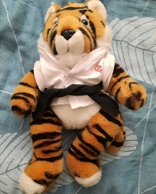 Vintage Bear Factory 16 inch Plush Tiger Soft Toy Build-a-Bear with Clothes - Image 1 of 2