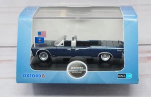 Oxford 87LC61001, 19161 Lincoln Continental X100, Presidential Metallic Blue, HO - Picture 1 of 3