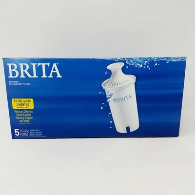 Brita Standard Replacement Water Filters Box of 5 Sealed - Image 1 of 3