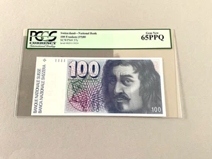 Schweiz 100 Franken P-57c 1980 PCGS 65 PPQ - Bild 1 von 4