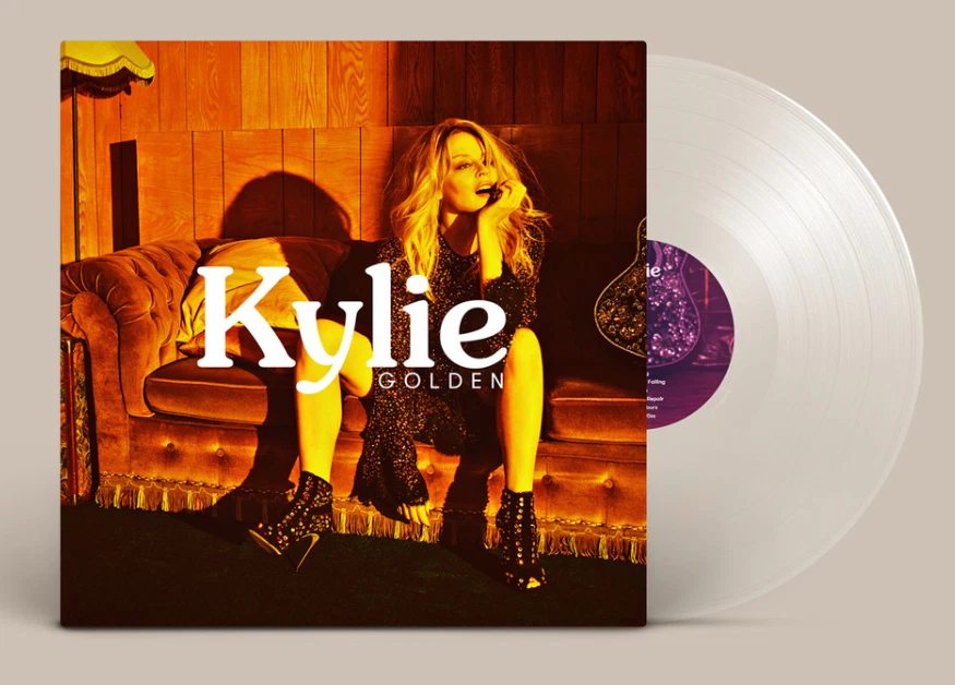Kylie Minogue – Golden Gatefold Clear Coloured LP Vinyl Record - NEW - image 1 of 1