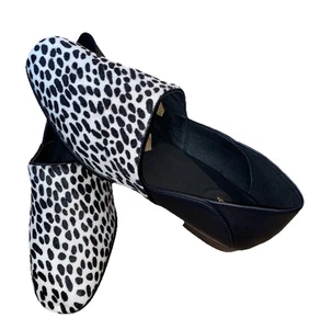 Scarpe mocassini CLARKS Pure Tone Viola Flat Snow Leopard donna taglia 8 - Foto 1 di 6
