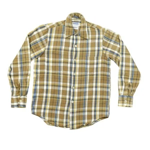 Vinatge Golden Key Men's Cotton Casual Shirt S Tail Model STAINED - Picture 1 of 8