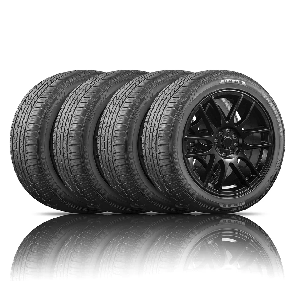 Set of 4 Travelstar UN99 225/65R17 102H A/S All Season Radial Passenger Car Tire - Image 1 of 4