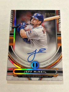 TOPPS TRIBUTE JEFF MCNEIL 112/125 2023 EN TARJETA AUTO METS SP - Imagen 1 de 2