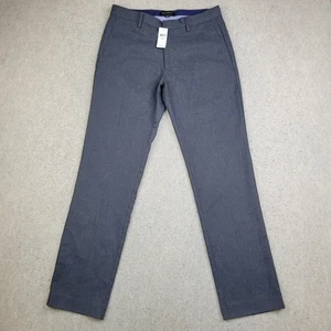 Banana Republic Chino Hose Herren 31 x 32 grau flache Vorderseite bügelfrei schmale Passform NEU - Bild 1 von 13