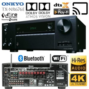 ONKYO TX-NR676E Netzwerk 7.2 Receiver Dolby Atmos Hi-Res Bluetooth AirPlay Wi-Fi - Bild 1 von 17
