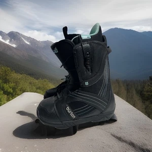 Botas de snowboard para mujer Burton con estampado como nuevas 1 - Talla 5,5 ¡¡Impresionantes botas!!! - Imagen 1 de 5
