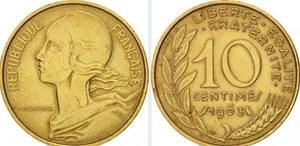 Pièces 10 Centimes De Franc 1963 - Imagen 1 de 1