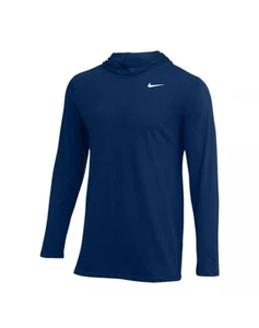 Nike Dri-FIT Long Sleeve Hoodie Tee CJ1696-419 Herren Blau Größe M - Bild 1 von 3
