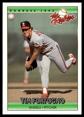 1992 Donruss The Rookies Tim Fortugno Rookie California Angels #38 - Image 1 of 2