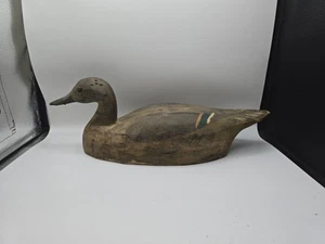 Antiker handgeschnitzter Holz Ente Köder / Löwe Tocchini Lockvogel Pintail - Bild 1 von 23