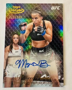 Maycee Barber 2024 Topps Gold Label UFC Autograph Auto /249 - Picture 1 of 1