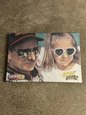 1995 Action Packed Nascar HOF Dale Earnhardt Sr Shades Silver Speed Foil Card 17 - Image 1 of 4