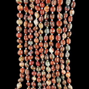 Brecciated Jasper freeform Bead Strand HG707019 - Picture 1 of 4