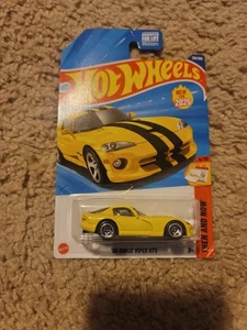 2025 Hot Wheels #176 Allora E Ora 4/10 '96 DODGE VIPER GTS Giallo Nuovo Modello - Foto 1 di 3