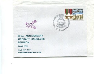 Isle of Man 1995 Aircraft Handlers 50th Anniversary reunion cover ,RPS - Picture 1 of 1