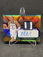 2022-23 Panini Select Andrew Nembhard Tie Dye Prizm RPA Rookie Patch Auto #/25