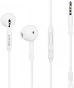 NEW Samsung Galaxy In-Ear Wired Headset Earphone with Mic - 3.5mm Jack White OEM - Picture 1 of 4