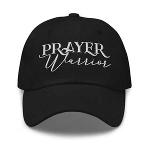 Casquette de baseball réglable brodée - Guerrier de la prière - F/b - Photo 1/11