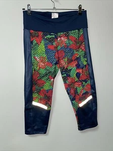 Adidas Tech Fit Capri 3/4 Leggings Damen Größe Medium Blumenmuster Ay7349 - Bild 1 von 12