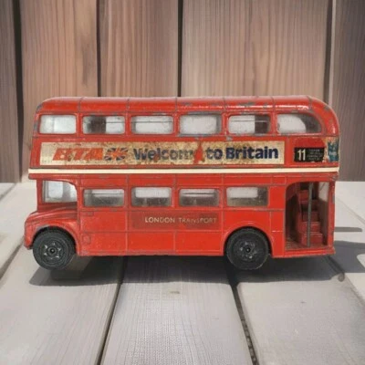 Vintage Corgi London Transport Routemaster Double Decker Red Bus #11 Liverpool  - Image 1 of 4