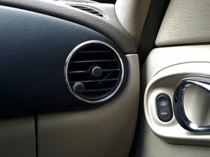 For Chrysler Pt Cruiser 00-06 Polished Aluminum Air Vents Surrounds Trim Rings - Bild 1 von 11