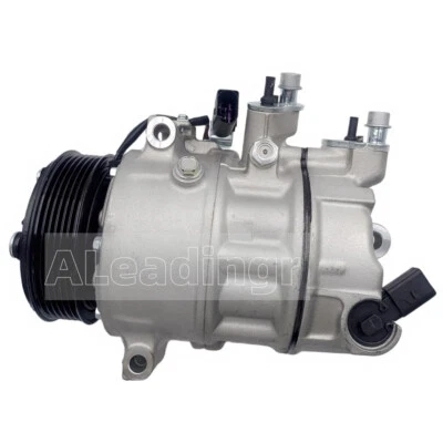 A/C Compressor with 6-Groove for Volkswagen Beetle 2017 Jetta Passat 2016-2018 Foto 1 de 4