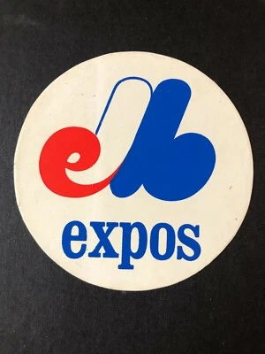 1969 MONTREAL EXPOS VINTAGE DECAL  3" DIAMETER       2 - Image 1 of 2