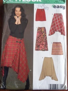 EASY NEW LOOK SEWING PATTERN 6434 MISSES SKIRTS SIZE 10 TO 22 UNCUT - Picture 1 of 1