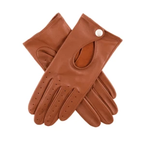 Dents Thruxton Women's Leather Classic Driving Gloves COGNAC - Picture 1 of 4