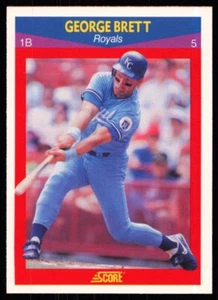 1990 Score 100 Superstars George Brett Kansas City Royals #76 - Picture 1 of 2