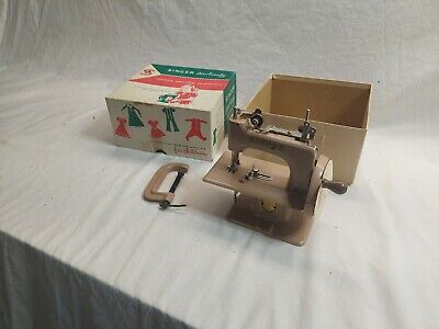 Vintage Singer Sewhandy Child's Sewing Machine Niños Modelo No. 20 Beige Bronceado • 34.19€