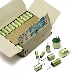Polystyrene Capacitor 0.01uF - 1uf 160V Variations K71-5 Audio Hi-End USSR - Afbeelding 1 van 14