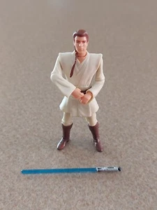 Obi-Wan Kenobi Jedi Duel (1998 TPM Episode I) Star Wars Figure Loose Complete - Picture 1 of 8