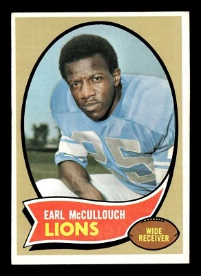 Earl McCullouch 1970 Topps #195 Detroit Lions Ex-Mt - Image 1 of 2