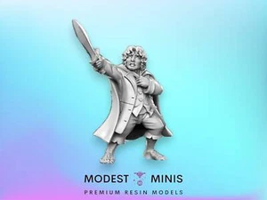 Hobbit Fred | 32mm 28mm DnD Mini | Resin | Dungeons and Dragons - Picture 1 of 1