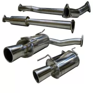 Tsudo Dual SP Muffler Catback Exhaust for 2004-2008 Acura TL 04 05 06 07 08 - Picture 1 of 2