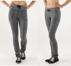 Lululemon Skinny Will Hose Full On Luon verstellbare Leibhöhe Leggings Taschen W5BM8S - Bild 1 von 15