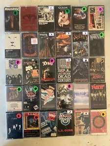 30 Kassetten Tape LOT *VG+ bis NM*HARD ROCK*GLAM*HEAVY METAL*CLASSIC ROCK*(#3 - Bild 1 von 13