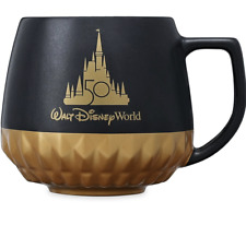 Disney Walt Disney World 50th Anniversary Luxe Logo Gold Starbucks Coffee Mug
